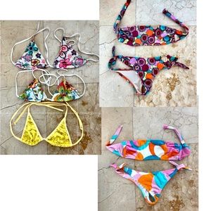 Two 2 Bikinis & 3 tops/multicolor /Swimsuit/S